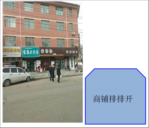  ,商铺排排开